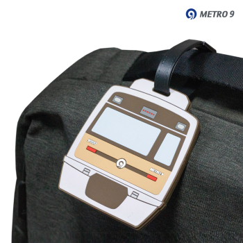 서울시메트로9호선 열차 일러스트 네임택