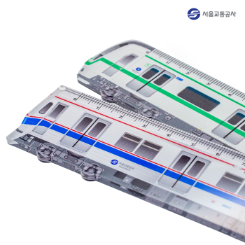 서울교통공사 열차 아크릴 자(15cm)